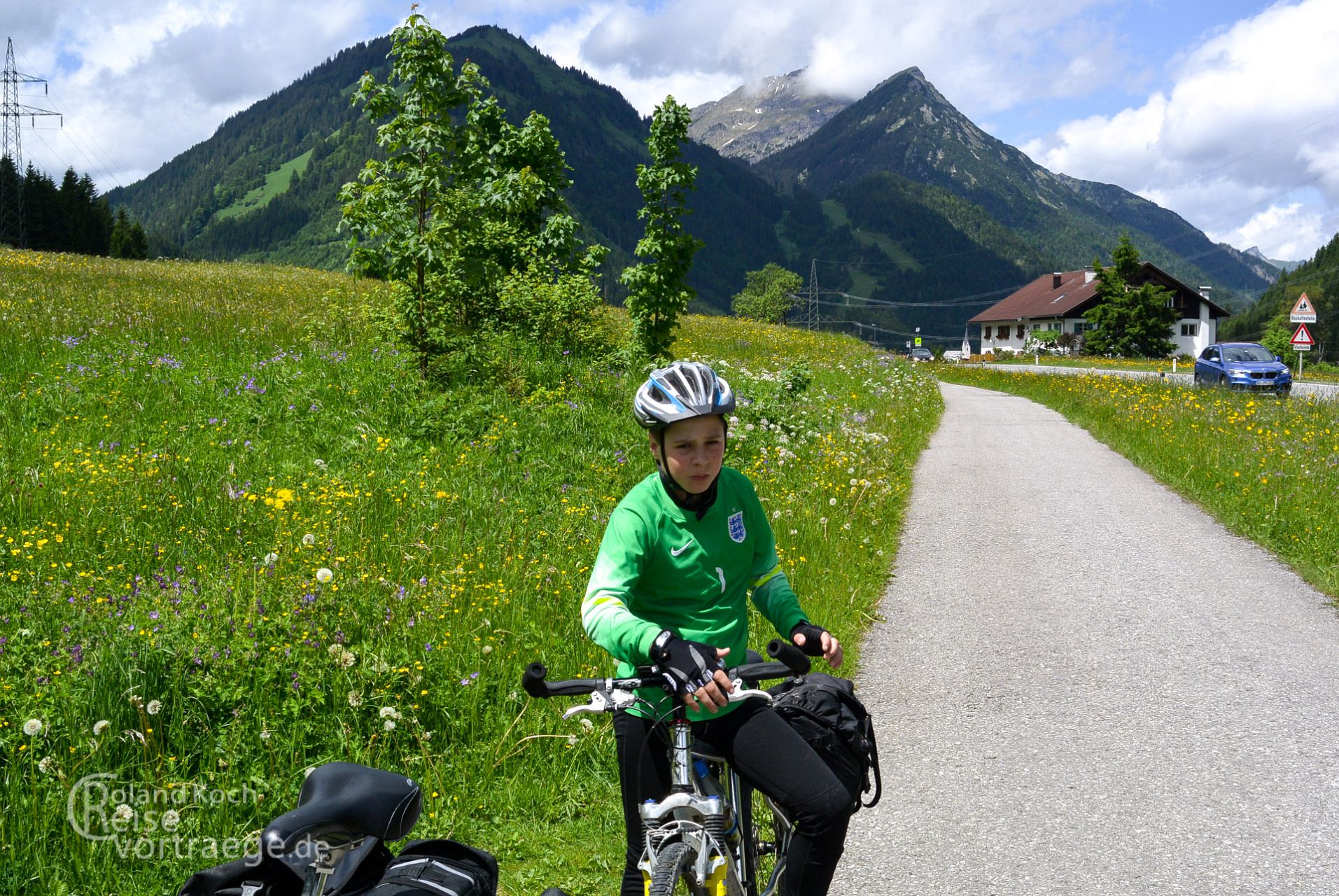 mit Kindern per Rad über die Alpen, Via Claudia Augusta, Heiterwang